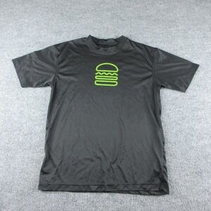 Shake Shack Shirt Mens Small Black Short Sleeve Employee Team Member Crew Tee